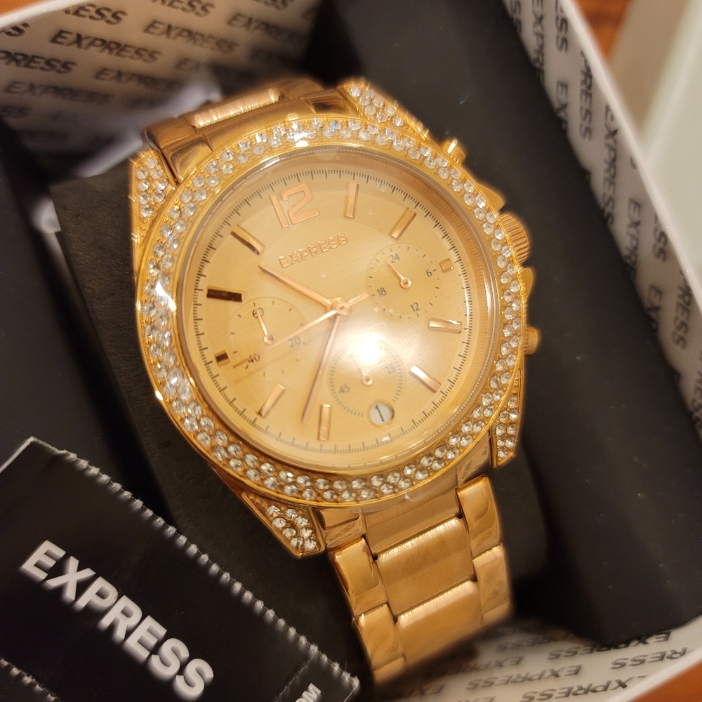 Express Rose Gold Watch